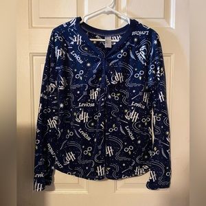 Harry Potter Fuzzy Blue Pajama Set